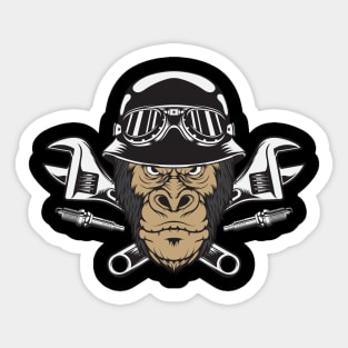 Gorilla Rider Sticker